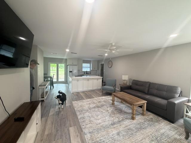 Ranch house living room
