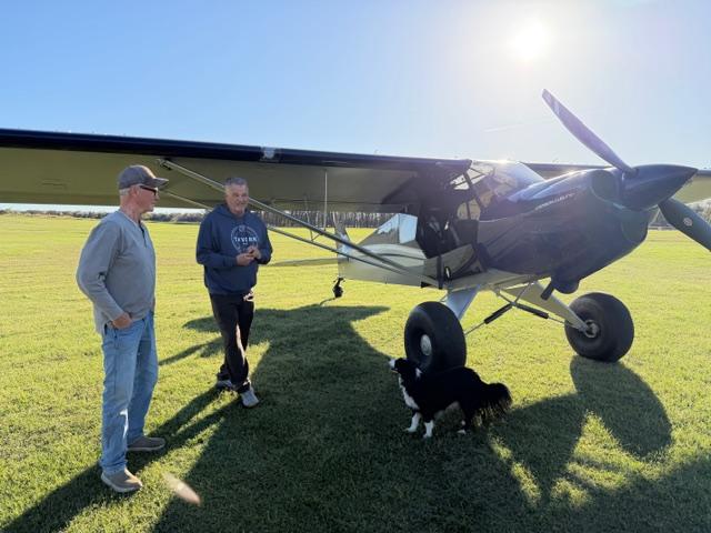 Small aircraft at 88888 Ranch airstrip