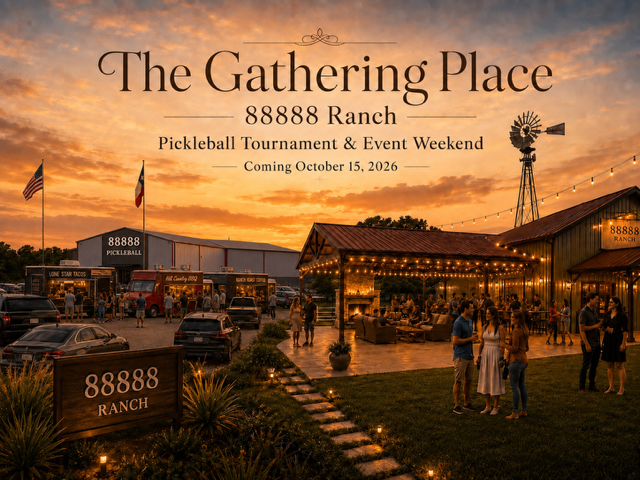 Design rendering — Pickleball Tournament & Event Weekend