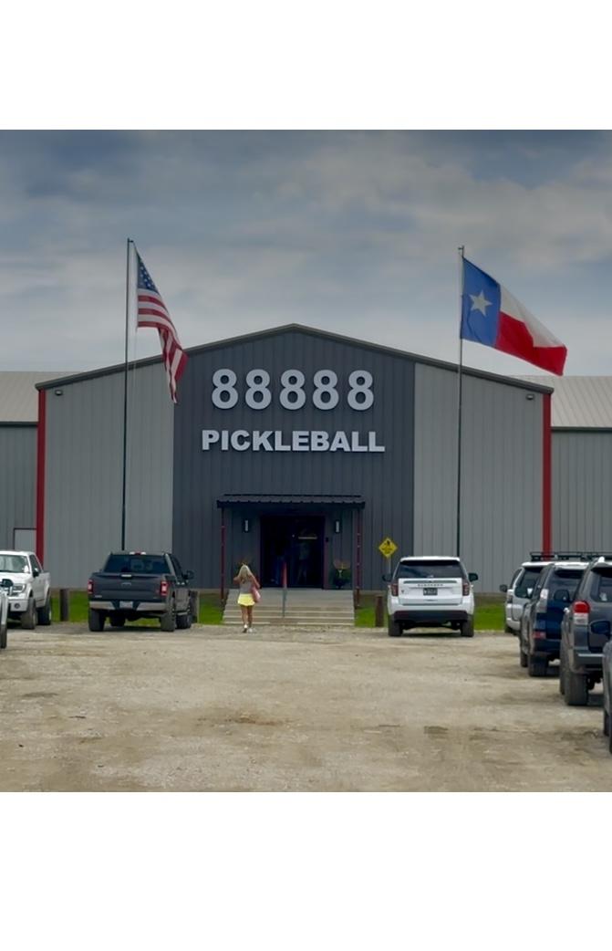 88888 Ranch indoor pickleball courts